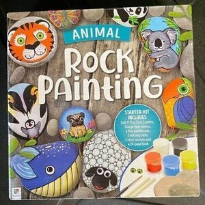 NWT Animal Rock Painting Kit‎ Craft Gift